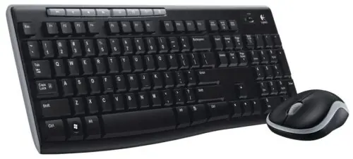 Conjunto combinado de teclado y ratón inalámbricos Logitech MK270 - Ordenador Outlet